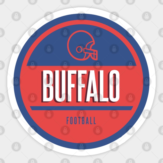 Buffalo retro football Sticker by BVHstudio